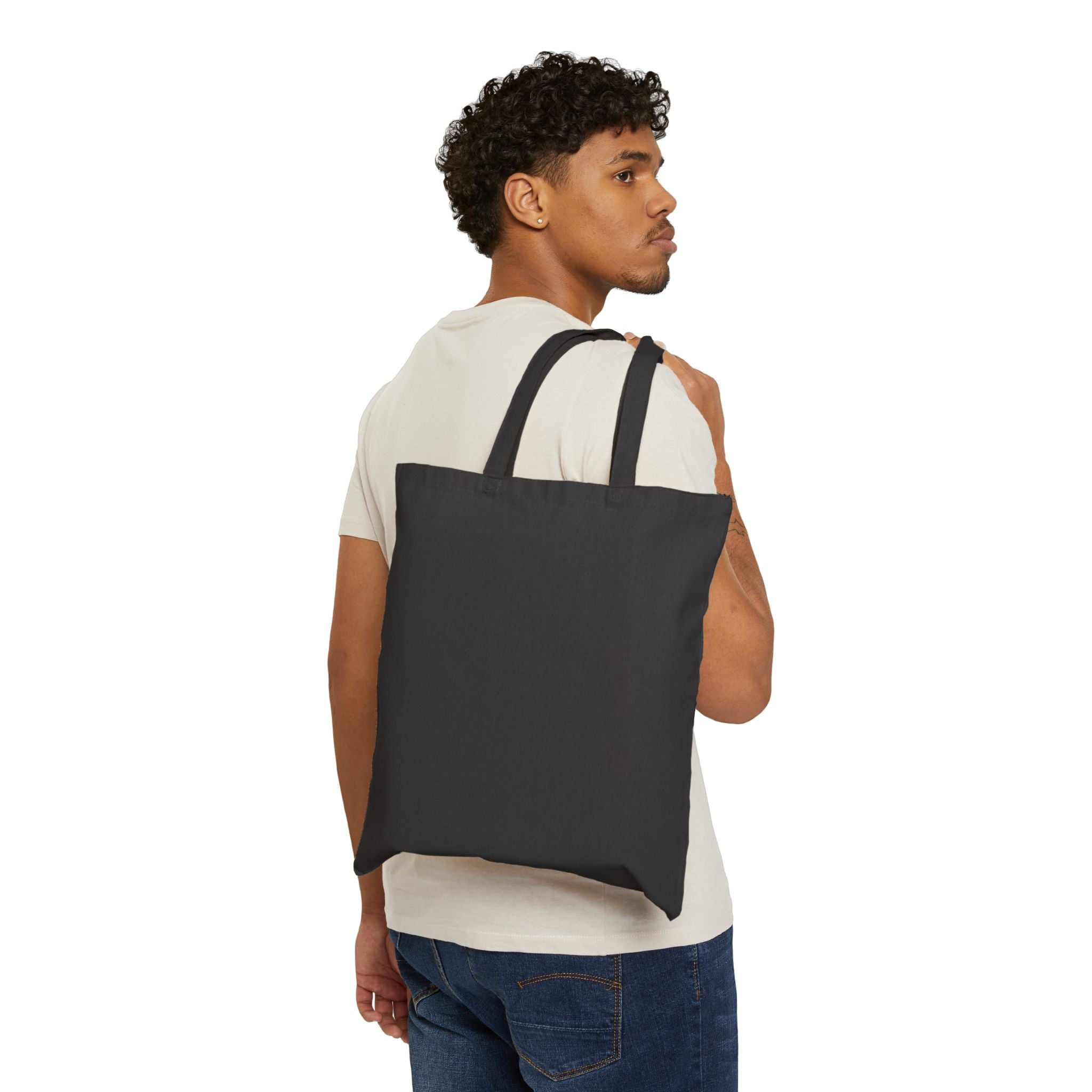 Canvas Tote Bag — Minimalist "Kitchen Creeper" Grocery & Market Tote