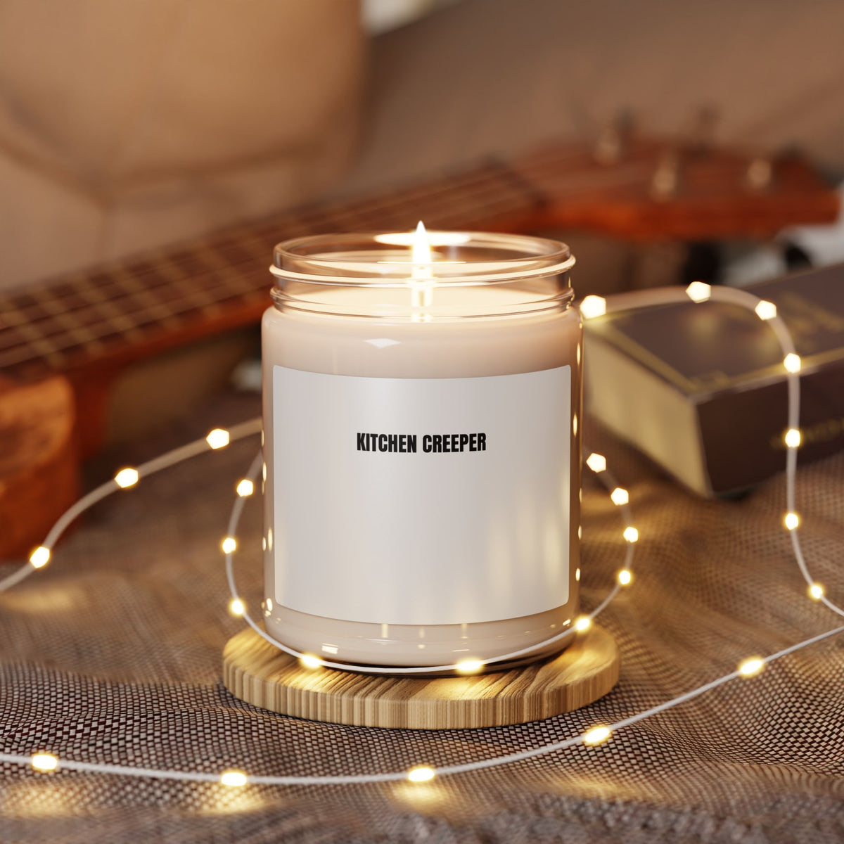 Kitchen Creeper Scented Soy Candle — 9oz Funny Home Decor Gift