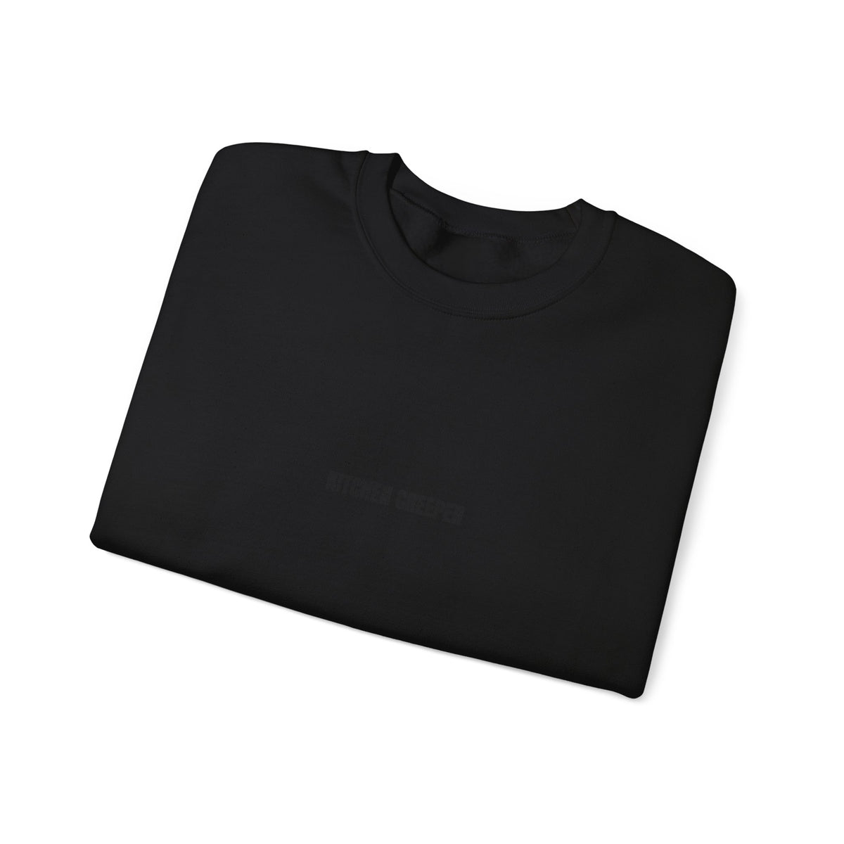 Kitchen Creeper Crewneck Sweatshirt — Minimal White Cozy Pullover